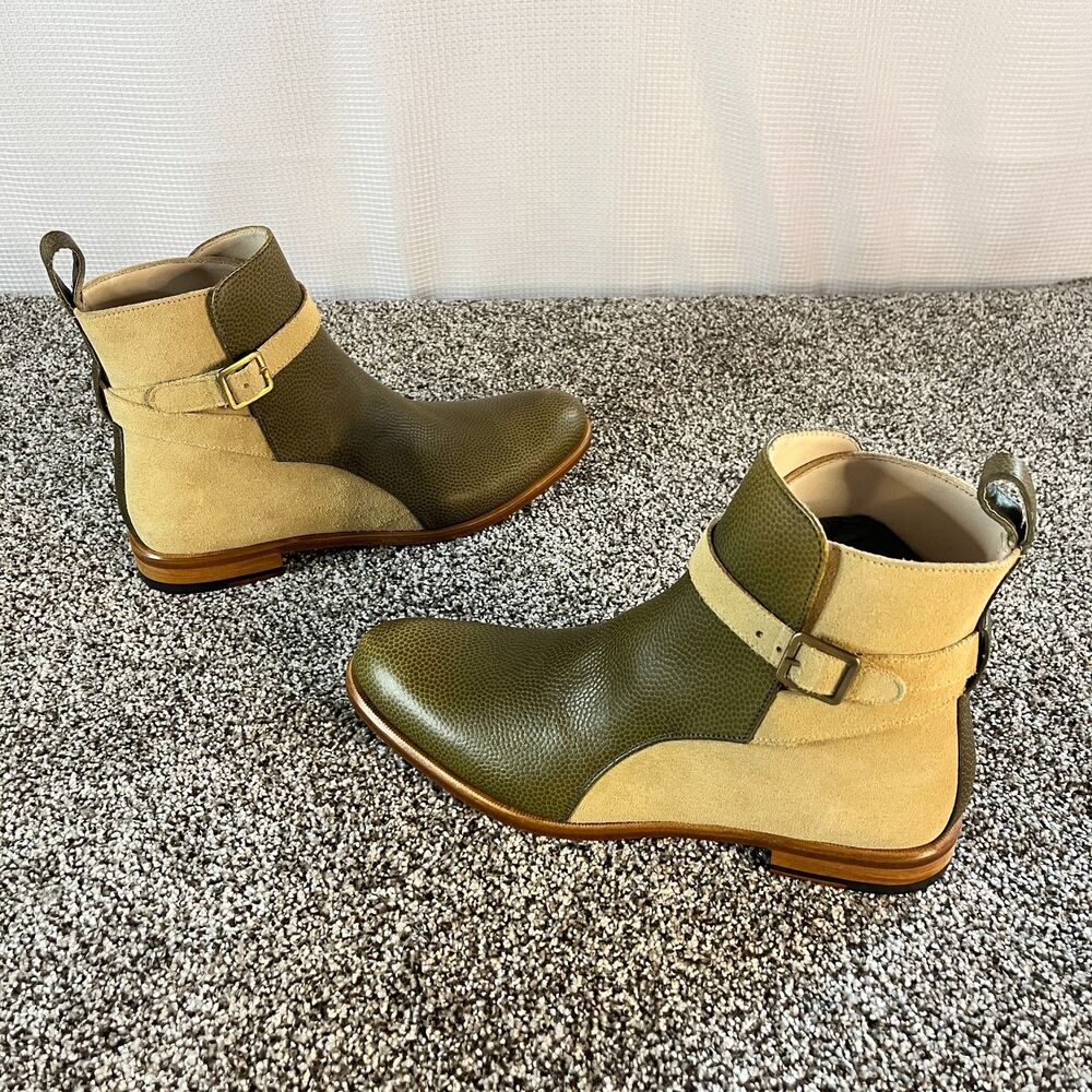 Mens Caffaro The Runway Boots Size 7.5 Hand Crafted in Spain